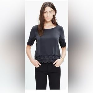 Madewell 100% Silk Top size XS